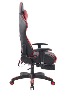 Gaming Stoel Lorenzo XFM Rood met Voetsteun en Massagefunctie