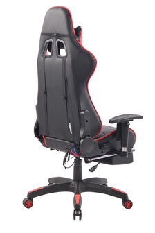 Gaming Stoel Lorenzo XFM Rood met Voetsteun en Massagefunctie