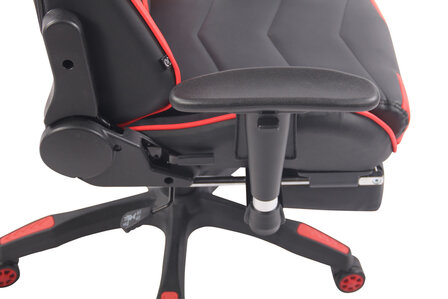 Gaming Stoel Lorenzo XFM Rood met Voetsteun en Massagefunctie