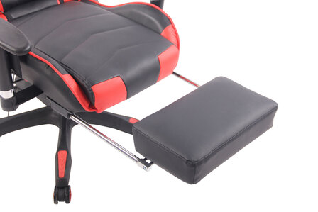 Gaming Stoel Lorenzo XFM Rood met Voetsteun en Massagefunctie