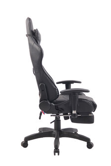 Gaming Stoel Lorenzo XFM Zwart met Voetsteun en Massagefunctie