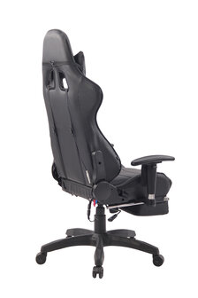 Gaming Stoel Lorenzo XFM Zwart met Voetsteun en Massagefunctie