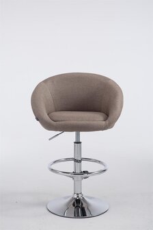 Barkruk Selma Stof Taupe