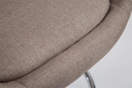 Barkruk Selma Stof Taupe