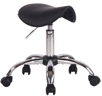 Ergonomische zadelkruk / kapperskruk Melinda Zwart