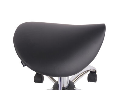 Ergonomische zadelkruk / kapperskruk Melinda Zwart