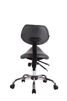 Ergonomische zadelkruk / kapperskruk Melissa Grijs