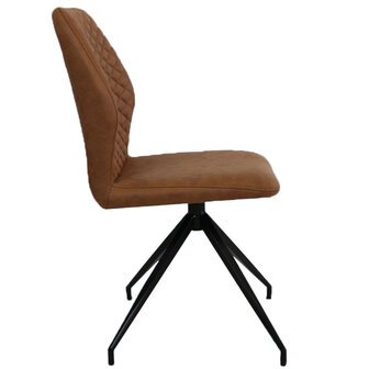 Eetkamerstoel Lotte Cognac