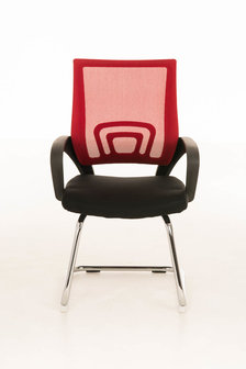 Bezoekersstoel Aeruke Rood