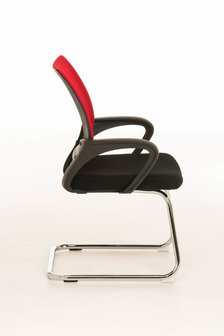 Bezoekersstoel Aeruke Rood