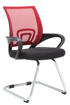 Bezoekersstoel Aeruke Rood