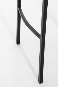 Barkruk Damaso Kunstleer Creme,Zwart