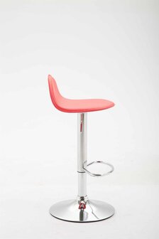 Barkruk Lini V2 Kunstleer Rood