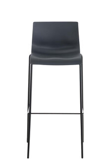 Set van 2 barkrukken Heovor kunststof Grijs,Zwart