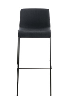 Set van 2 barkrukken Heovor Stof Zwart,Zwart