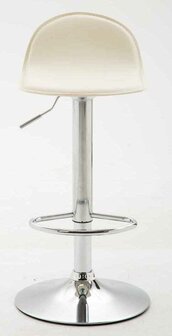 Set van 2 barkrukken Lini Creme