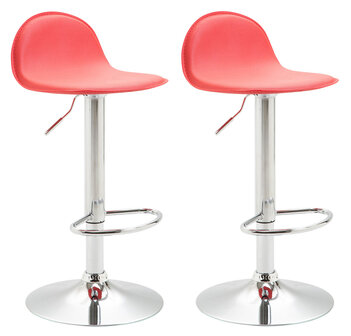 Set van 2 barkrukken Lini Rood