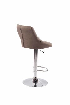 Set van 2 barkrukken Lozia Stof Taupe