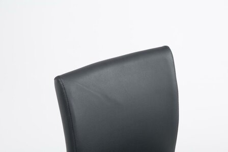 Set van 2 barkruk K&ouml;ln met kunstleer Zwart