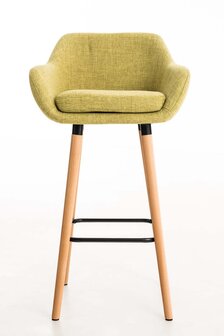 Set van 2 Barkrukken Grint stof Groen