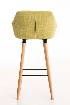 Set van 2 Barkrukken Grint stof Groen