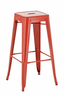 Set van 2 barkrukken Jashuo Rood