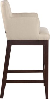Barkruk Loreda stof Creme,antik