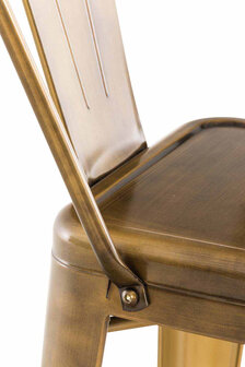 Set van 4 barkrukken Eidan gold, 