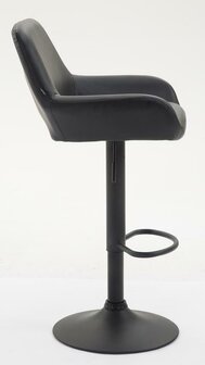 Set van 2 barkrukken Brigi kunstleer Zwart,Zwart