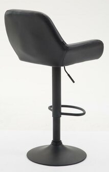 Set van 2 barkrukken Brigi kunstleer Zwart,Zwart
