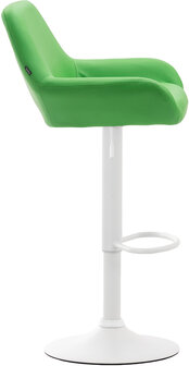 Barkruk Brigi Kunstleer Groen,Wit