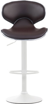 Barkruk Lis Vigis Kunstleer Bruin,Wit