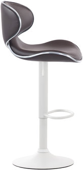 Barkruk Lis Vigis Kunstleer Bruin,Wit