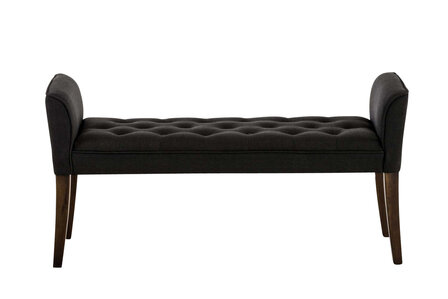 Chaise longue Claapotre, stof Grijs,antik-dunkel