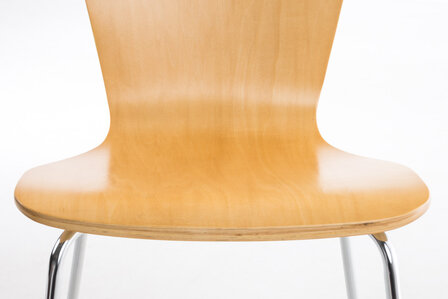 2x bezoekersstoelen Oaran natura, 