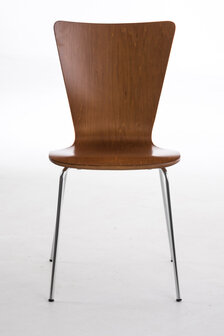 2x bezoekersstoelen Oaran Bruin