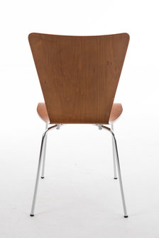 2x bezoekersstoelen Oaran Bruin