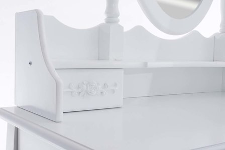 Make-up tafel Peiluna Wit