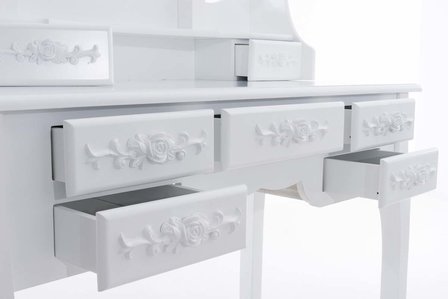 Make-up tafel Peiluna Wit