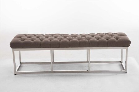 Bank Uman E stof Taupe,150 cm