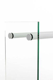 Brandhoutrek Docia 35x60x60 cm,Wit
