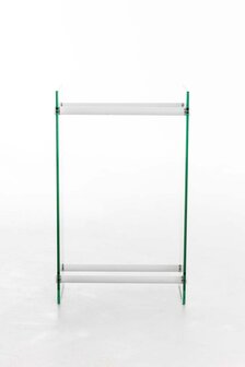 Brandhoutrek Docia 35x80x80 cm,Wit