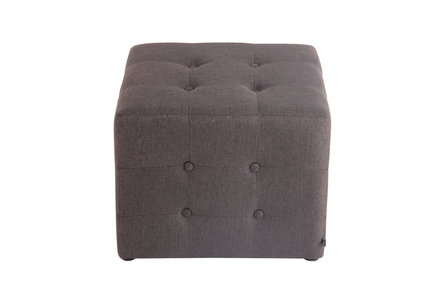 Hocker Melbuorne stof Grijs