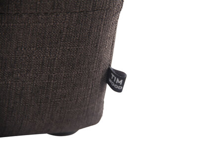Hocker Melbuorne stof Grijs