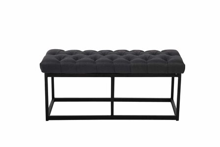 Bank Uman B stof Zwart,100 cm