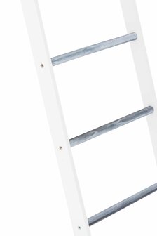 Houten ladder Mereitta Wit/Grijs