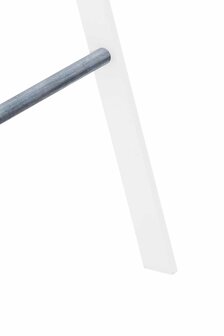 Houten ladder Mereitta Wit/Grijs