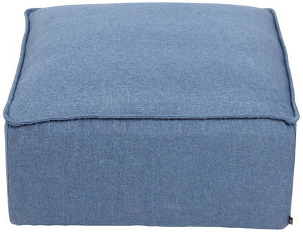 Poef Nentas Blauw,Stoff