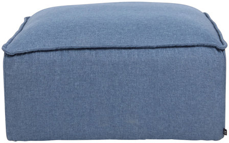 Poef Nentas Blauw,Stoff