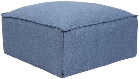 Poef Nentas Blauw,Stoff